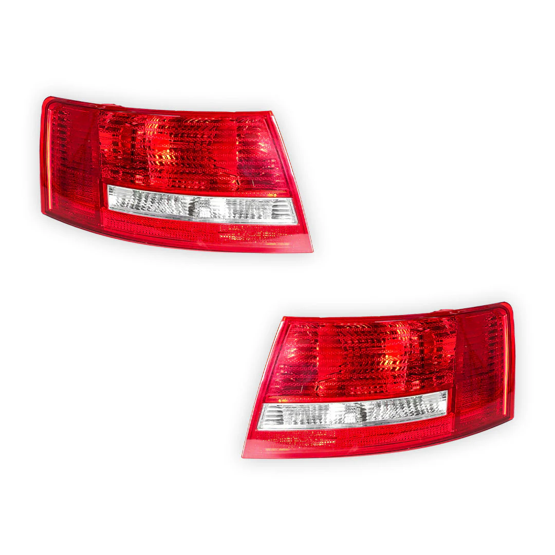 Audi A6 C6 (2006 - 2008) Halogen OEM Style Tail Lights LH + RH - Image 2