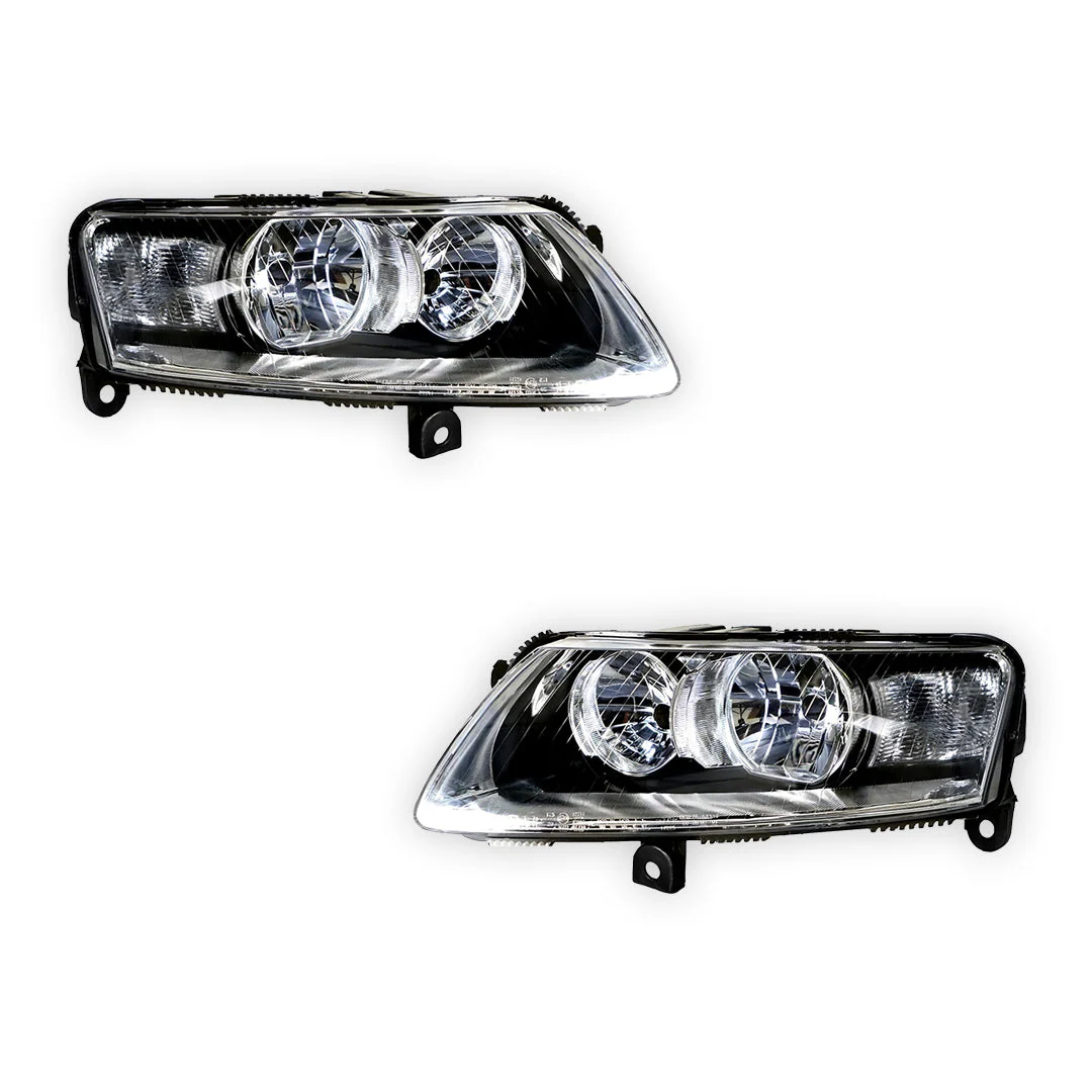 Audi A6 C6 (2008 - 2011) OEM Style Non Xenon Headlights LH + RH - Image 2