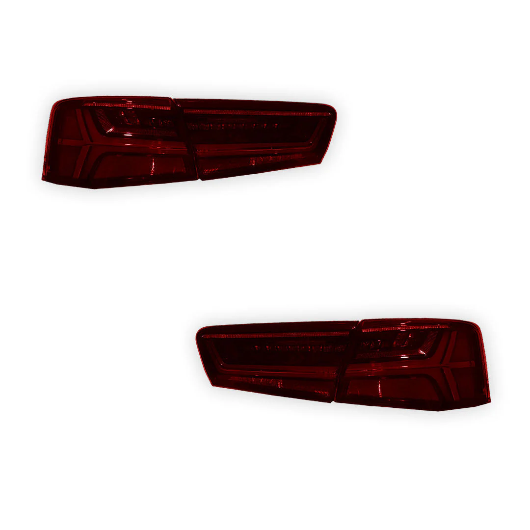 Audi A6 C7 (2011 - 2014) Sequential Full LED Stripe Tail Lights LH + RH - Image 12