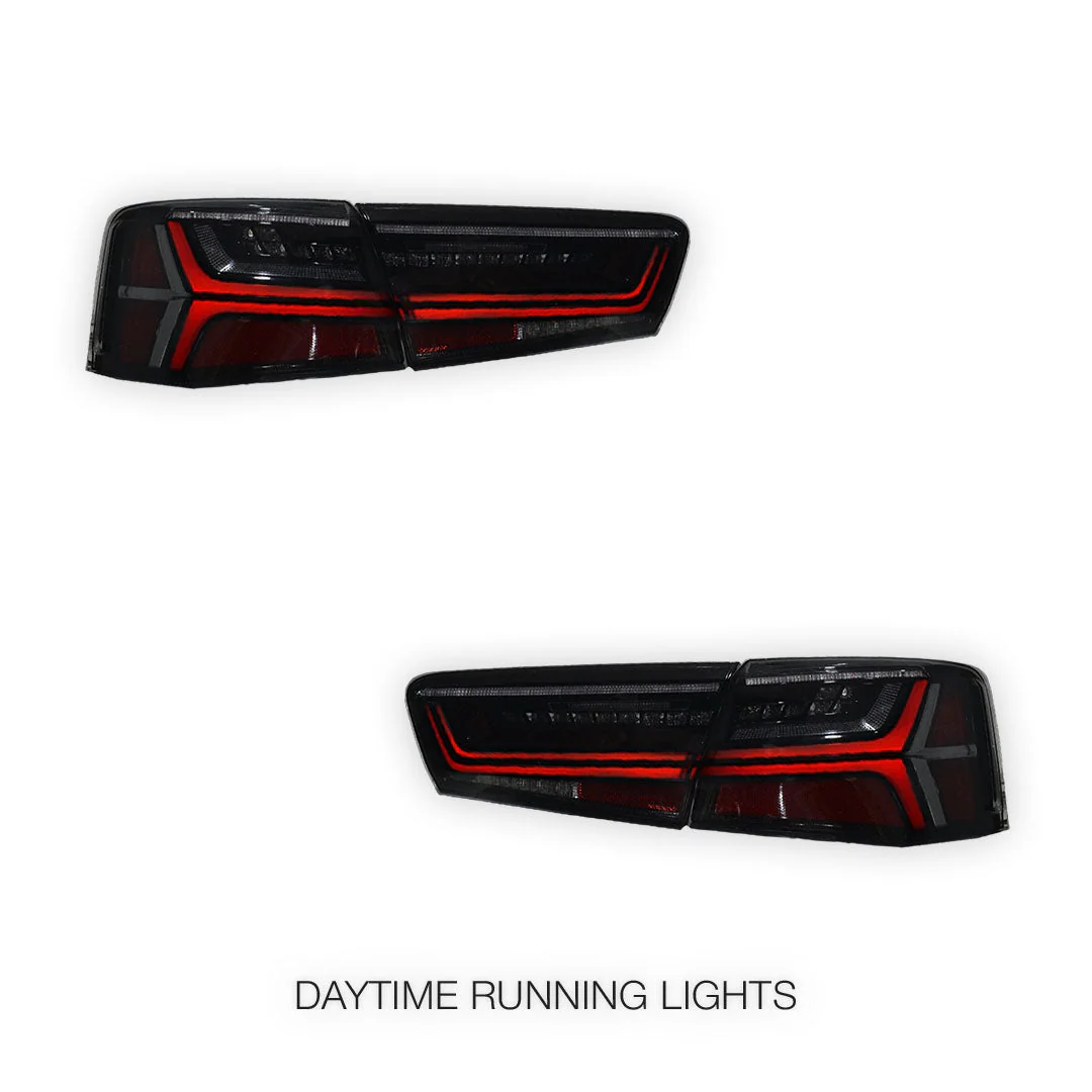 Audi A6 C7 (2011 - 2014) Sequential Full LED Stripe Tail Lights LH + RH - Image 2