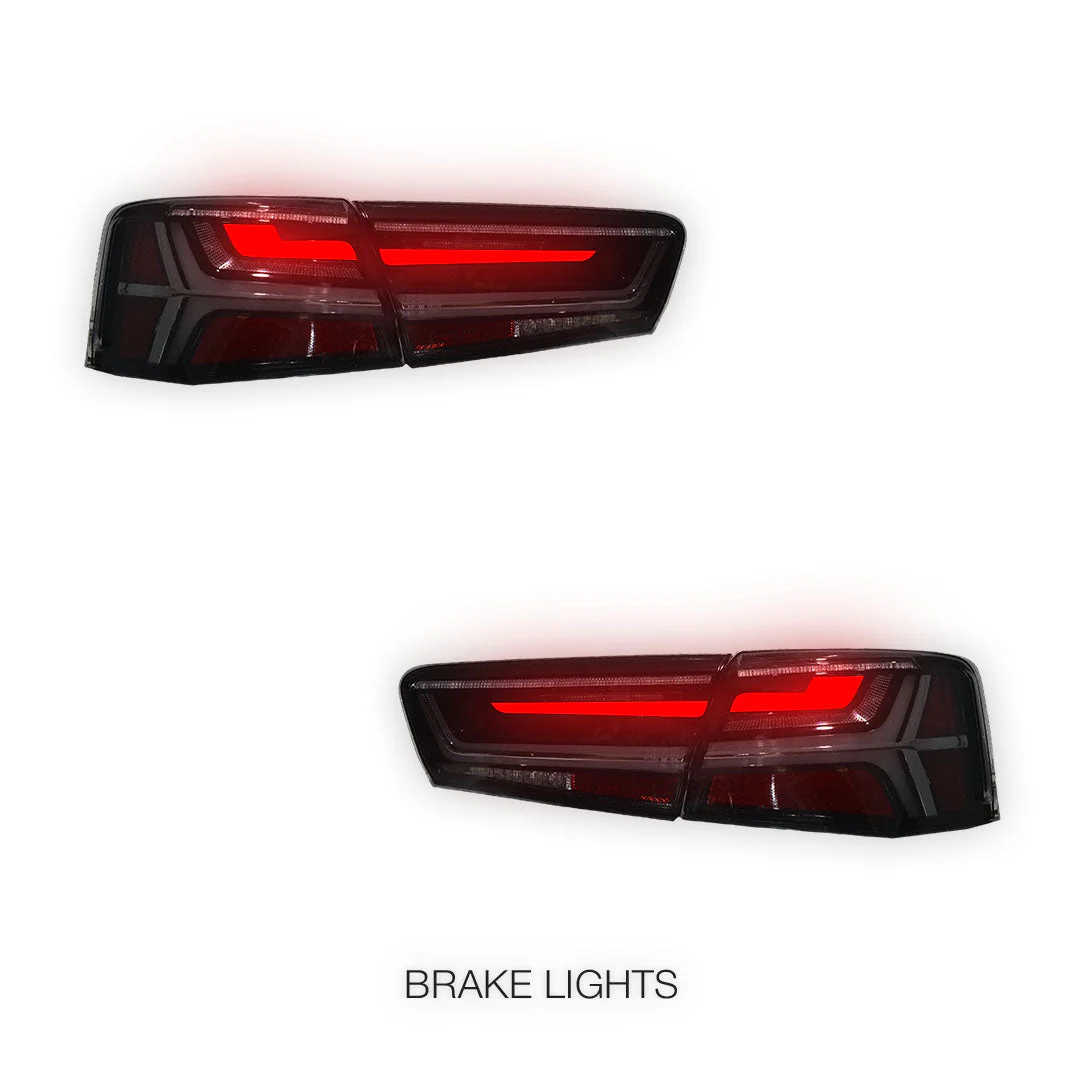 Audi A6 C7 (2011 - 2014) Sequential Full LED Stripe Tail Lights LH + RH - Image 4