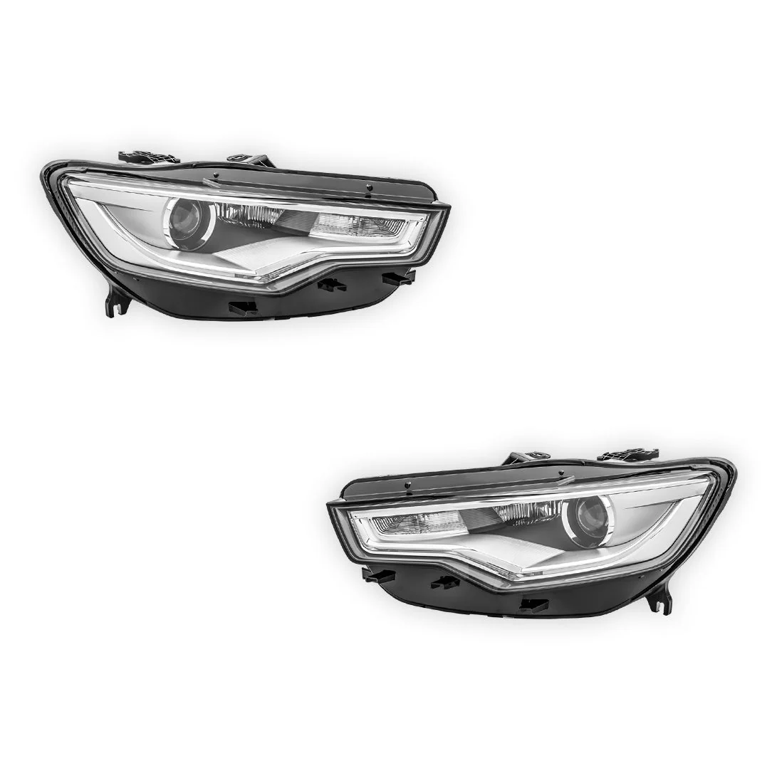 Audi A6 C7 (2011 - 2015) Headlights with Xenon / Non-Adaptive LH + RH - Image 2