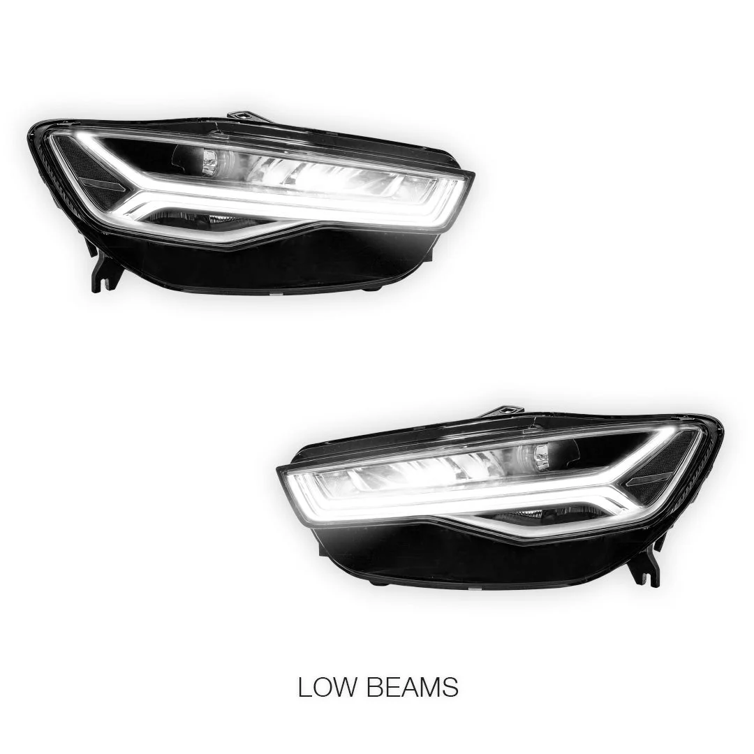 Audi A6 C7 (2015 - 2018) LED DRL Headlights LH + RH - Image 4
