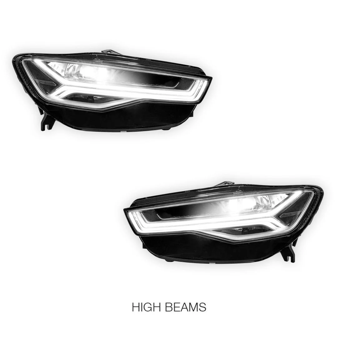 Audi A6 C7 (2015 - 2018) LED DRL Headlights LH + RH - Image 5