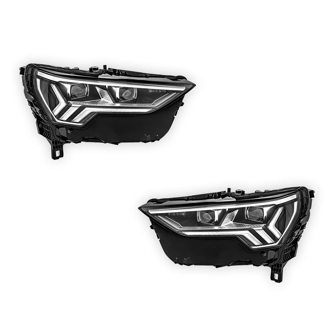 Audi Q3 F3 (2018 - 2021) Genuine LED Matrix Headlights LH + RH - Image 2