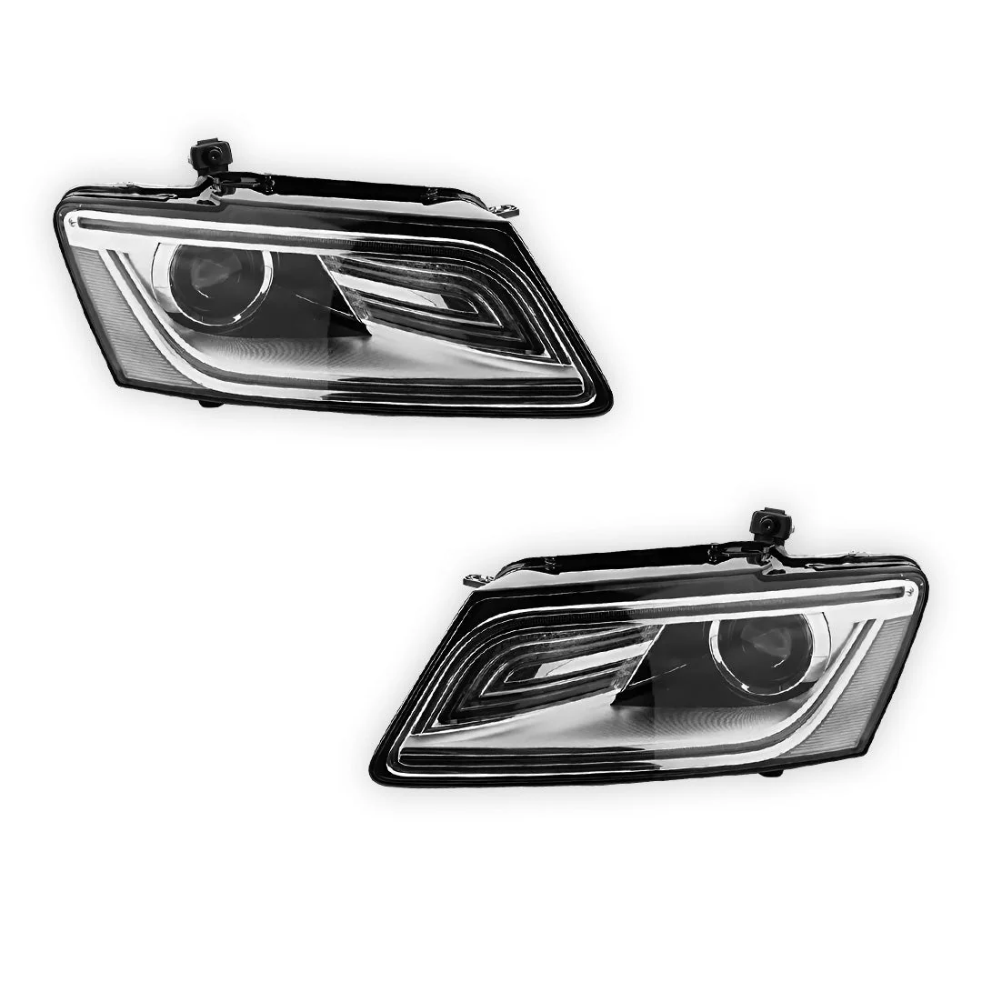 Audi Q5 8R (2008 - 2017) Genuine and OEM Xenon Headlights LH + RH - Image 2