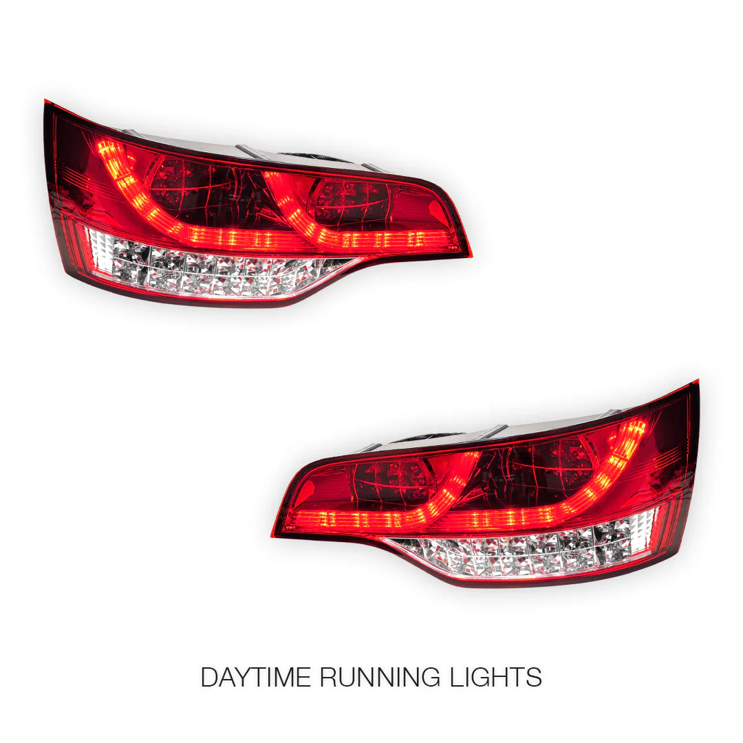 Audi Q7 4L (2005 - 2011) Full LED Tail Lights LH + RH - Image 2