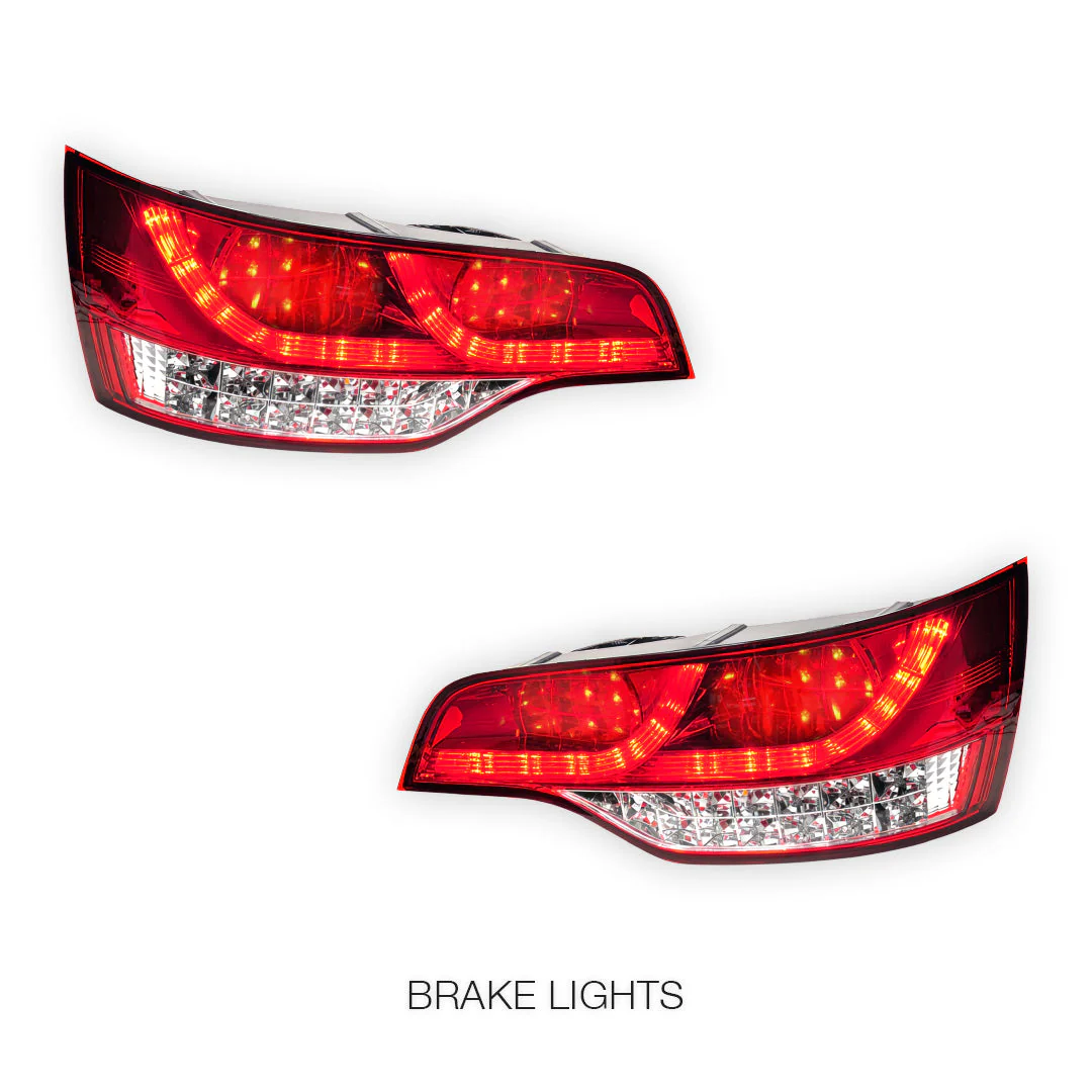 Audi Q7 4L (2005 - 2011) Full LED Tail Lights LH + RH - Image 4