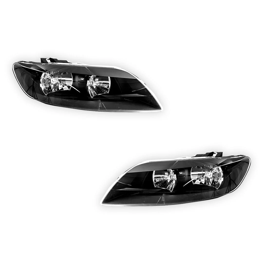 Audi Q7 4L (2006 - 2015) Genuine Halogen Headlights LH + RH - Image 2