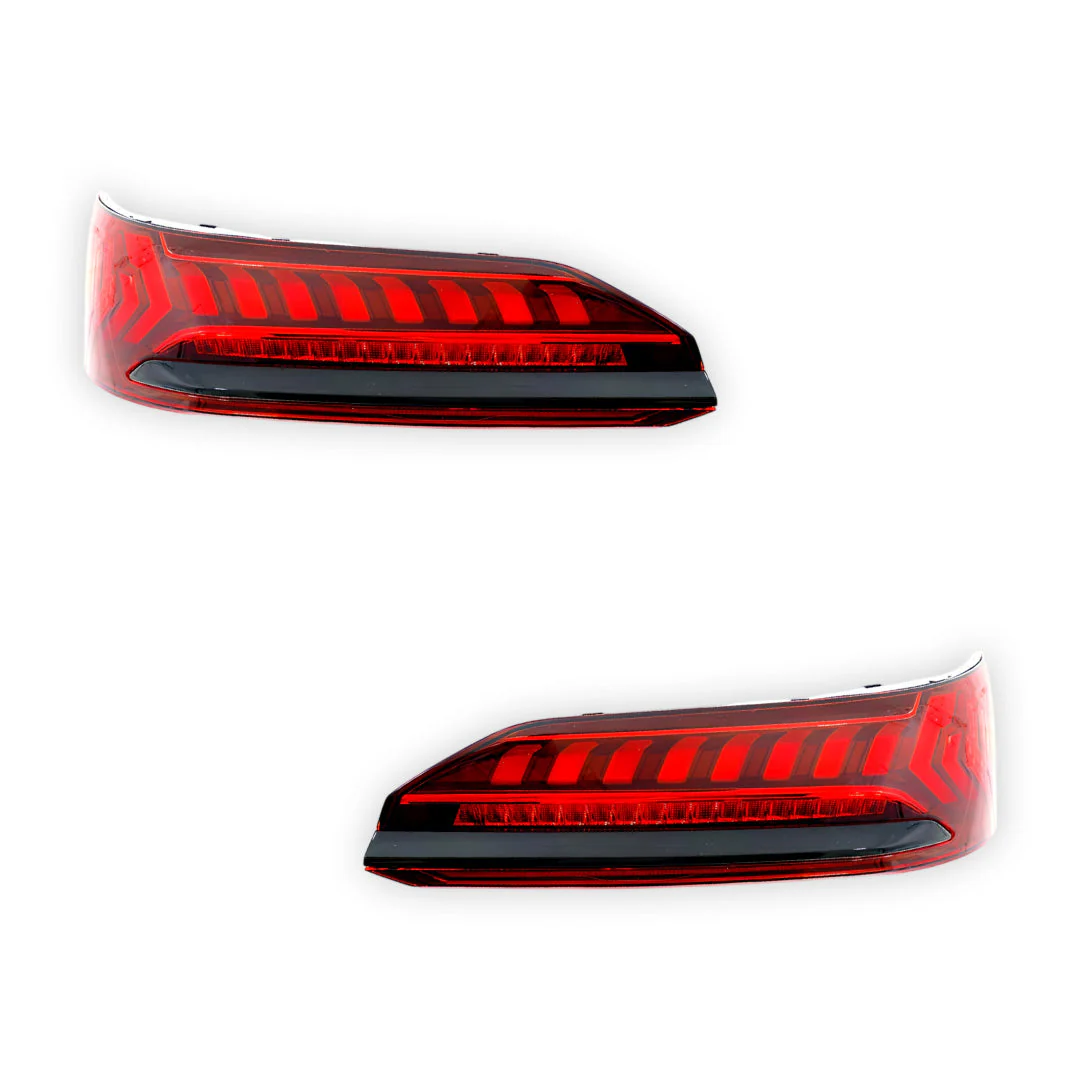 Audi Q7 4M (2015 - 2019) Genuine LED Tail Lights LH + RH - Image 2