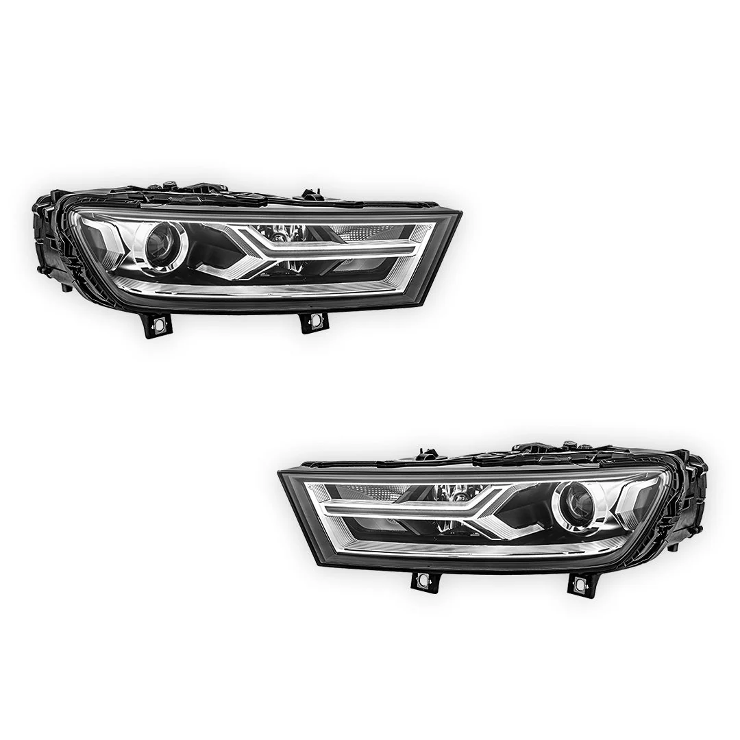 Audi Q7 4M (2015 - 2025) Genuine LED Headlights LH + RH - Image 2