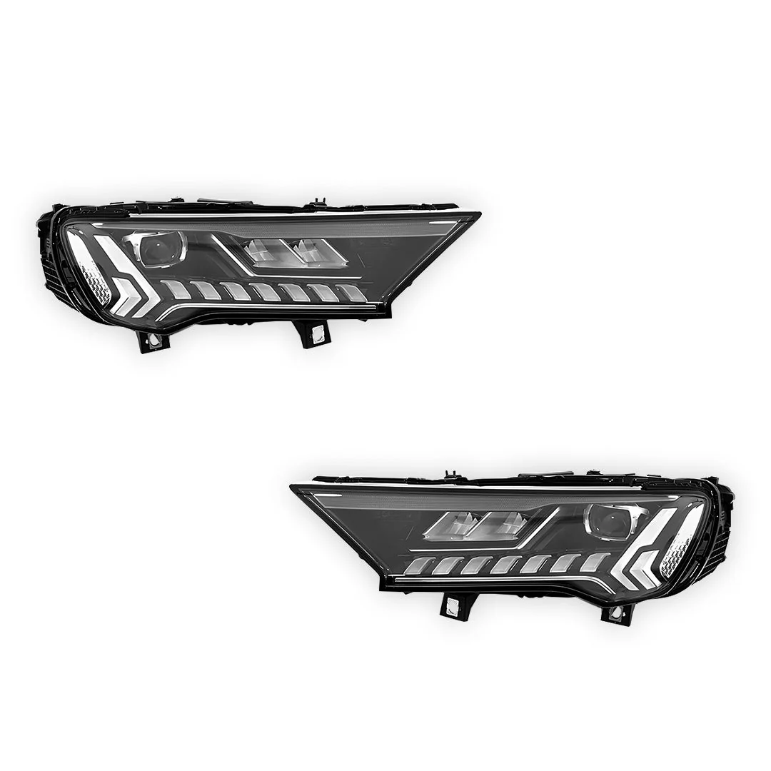Audi Q7 4M (2015 - 2025) Genuine LED Matrix Headlights LH + RH - Image 2