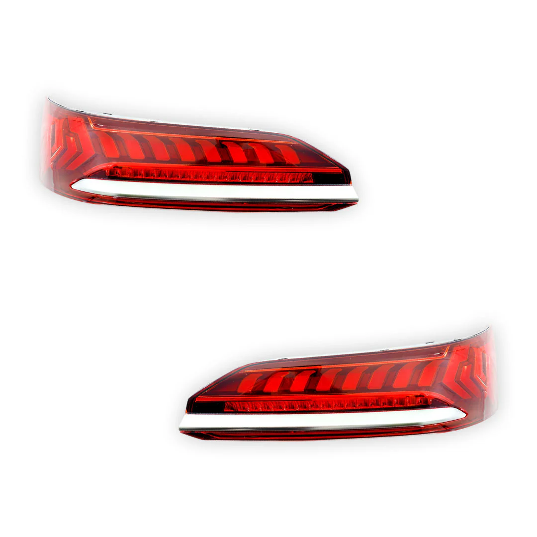 Audi Q7 4M (2015 - 2025) Genuine LED Tail Lights LH + RH - Image 2