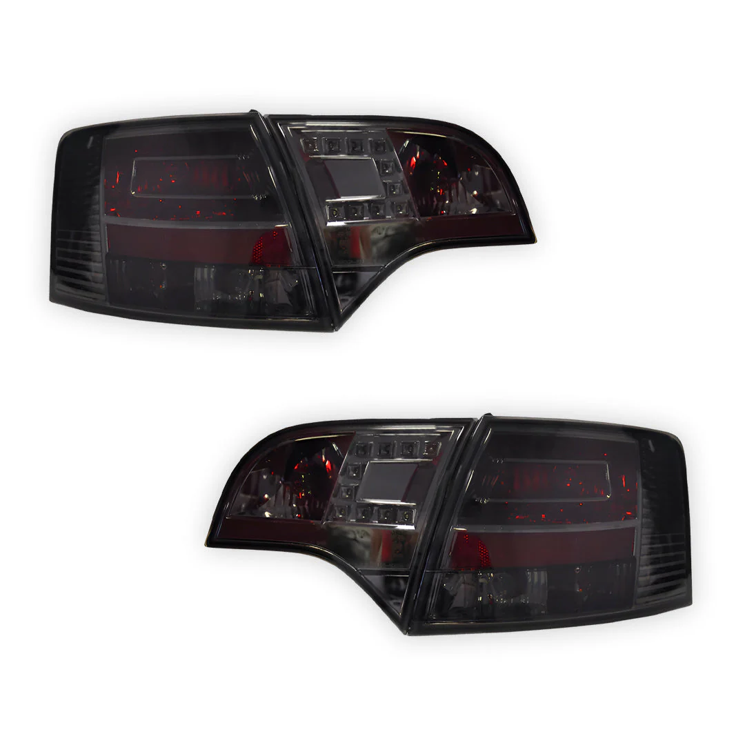 Audi S4 B7 (2005 - 2008) Clear Red LED Tail Lights LH + RH - Image 12
