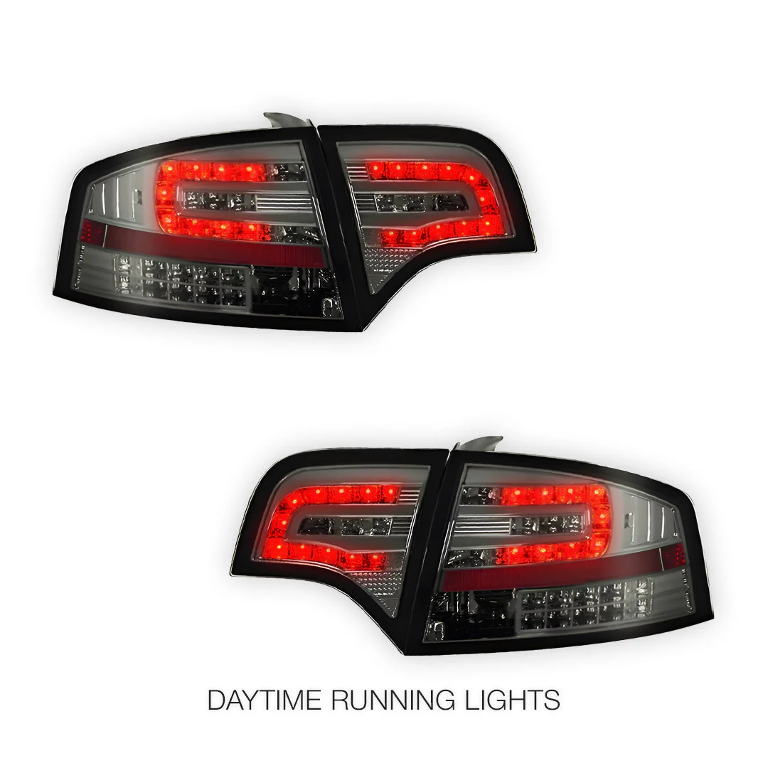 Audi S4 B7 (2005 - 2008) Smoke Black LED Tail Lights LH + RH - Image 2