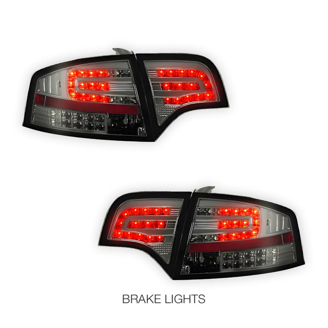 Audi S4 B7 (2005 - 2008) Smoke Black LED Tail Lights LH + RH - Image 3