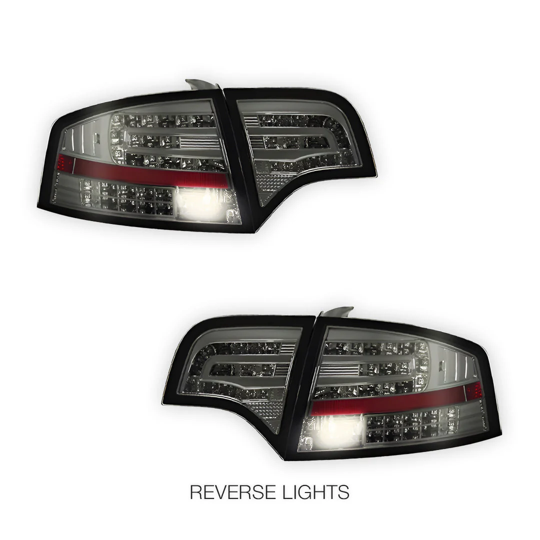 Audi S4 B7 (2005 - 2008) Smoke Black LED Tail Lights LH + RH - Image 5