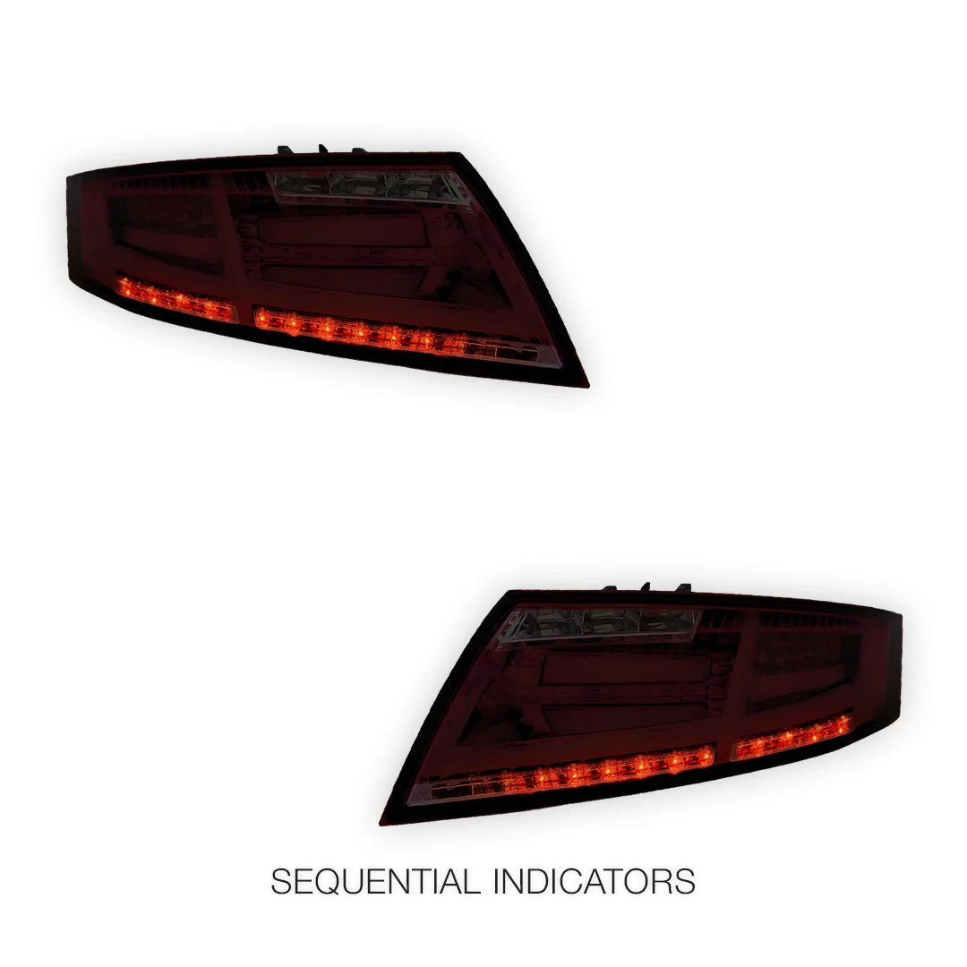 Audi TT 8J (2006 - 2014) Sequential 3D Full LED Stripe Bar Tail Lights LH + RH - Image 10