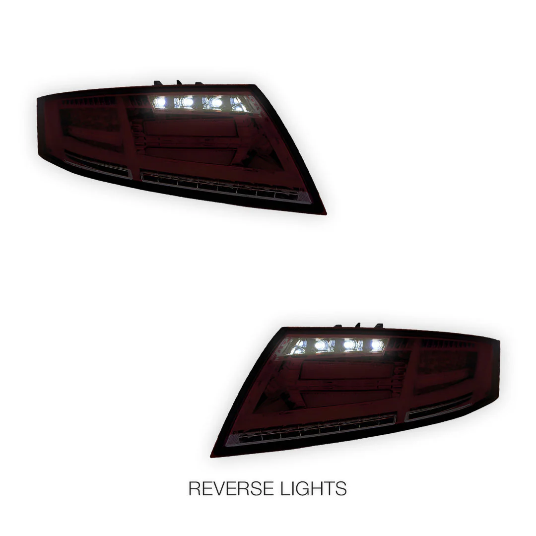 Audi TT 8J (2006 - 2014) Sequential 3D Full LED Stripe Bar Tail Lights LH + RH - Image 11