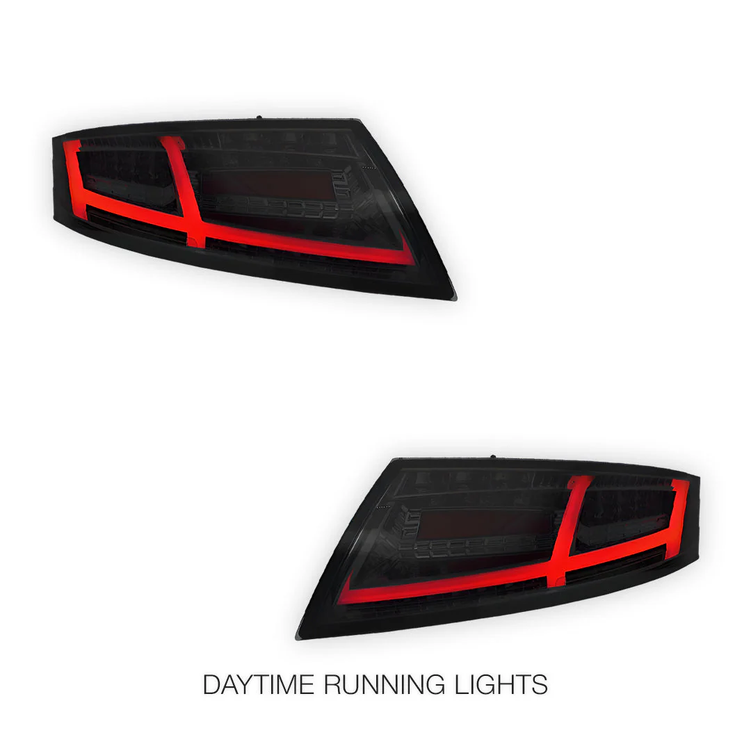 Audi TT 8J (2006 - 2014) Sequential 3D Full LED Stripe Bar Tail Lights LH + RH - Image 2