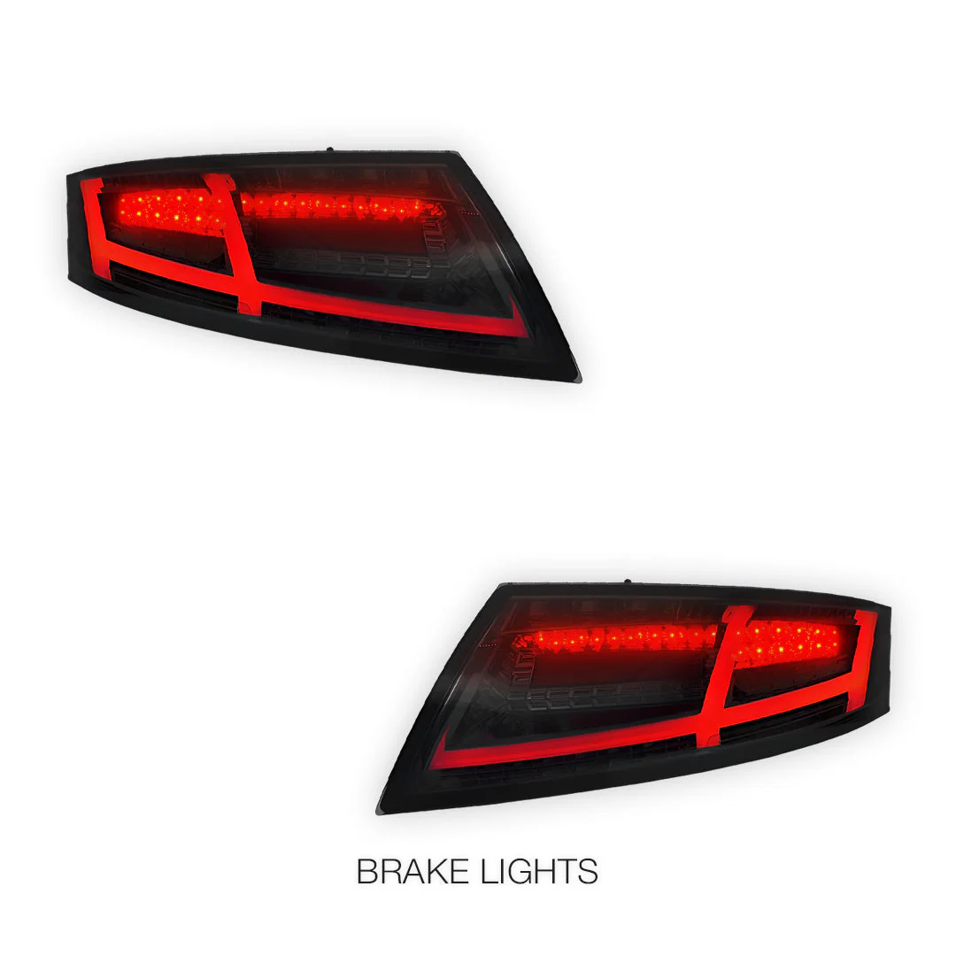 Audi TT 8J (2006 - 2014) Sequential 3D Full LED Stripe Bar Tail Lights LH + RH - Image 3