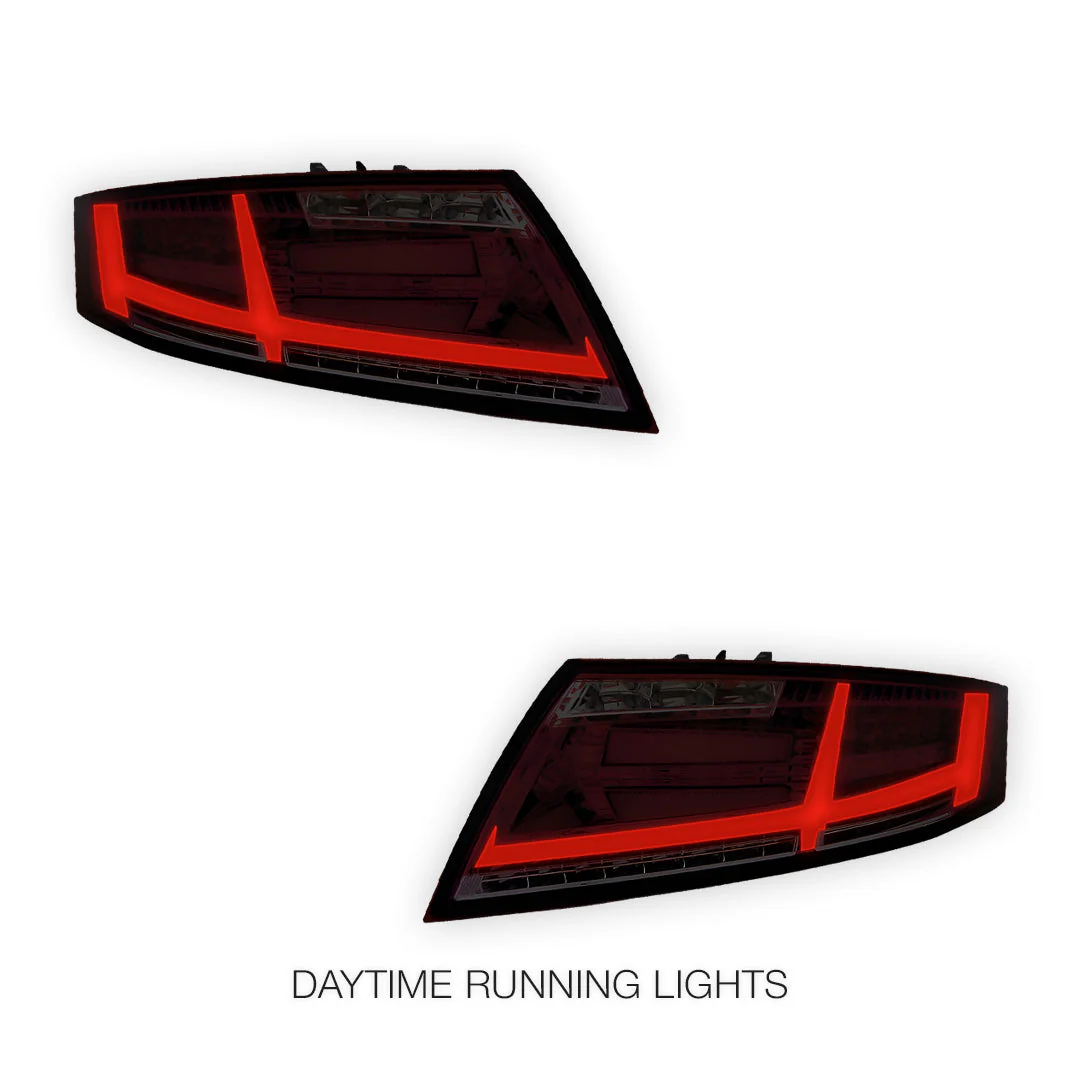 Audi TT 8J (2006 - 2014) Sequential 3D Full LED Stripe Bar Tail Lights LH + RH - Image 8