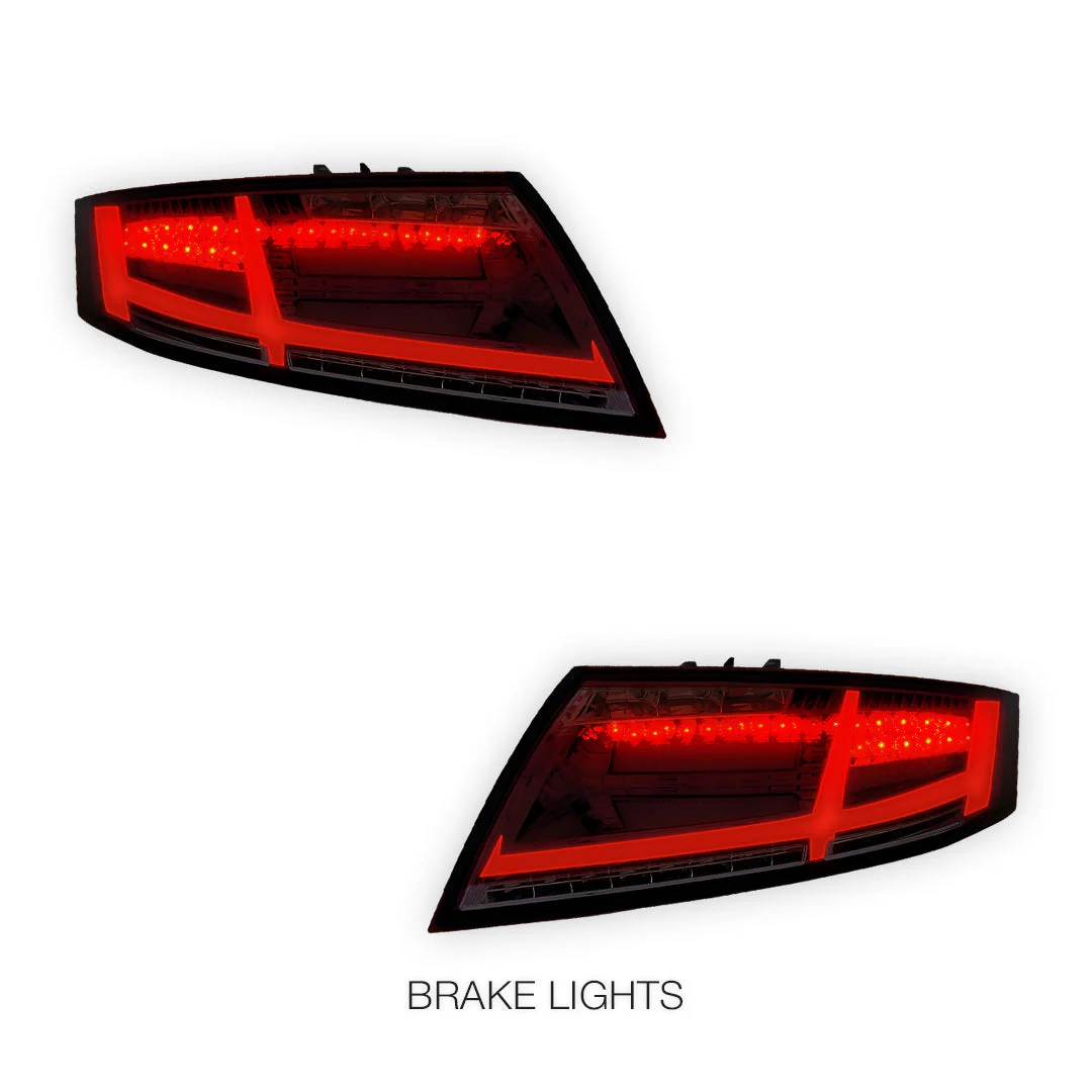 Audi TT 8J (2006 - 2014) Sequential 3D Full LED Stripe Bar Tail Lights LH + RH - Image 9