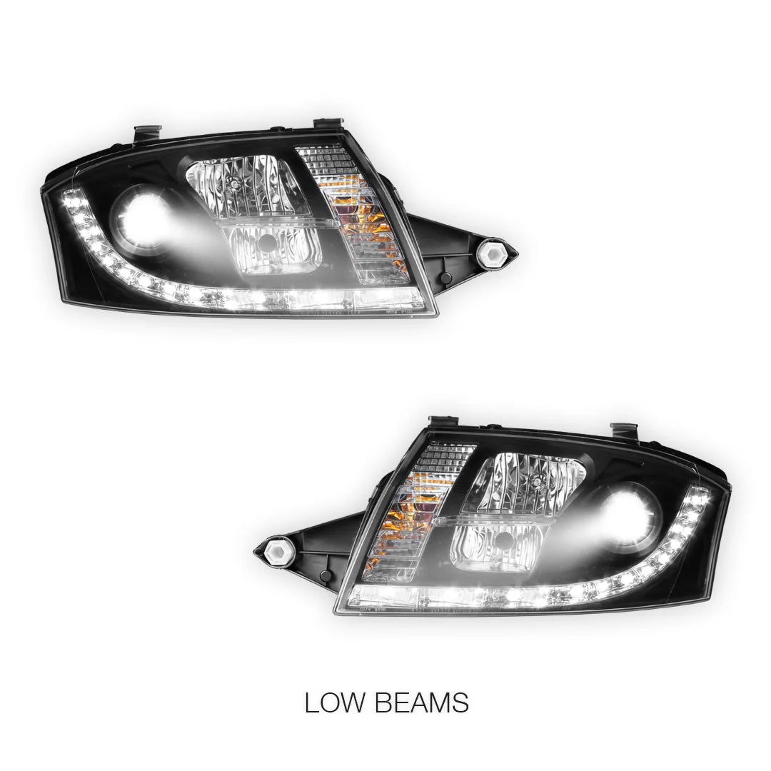 Audi TT 8N (1999 - 2005) LED DRL Projector Headlights LH + RH - Image 4