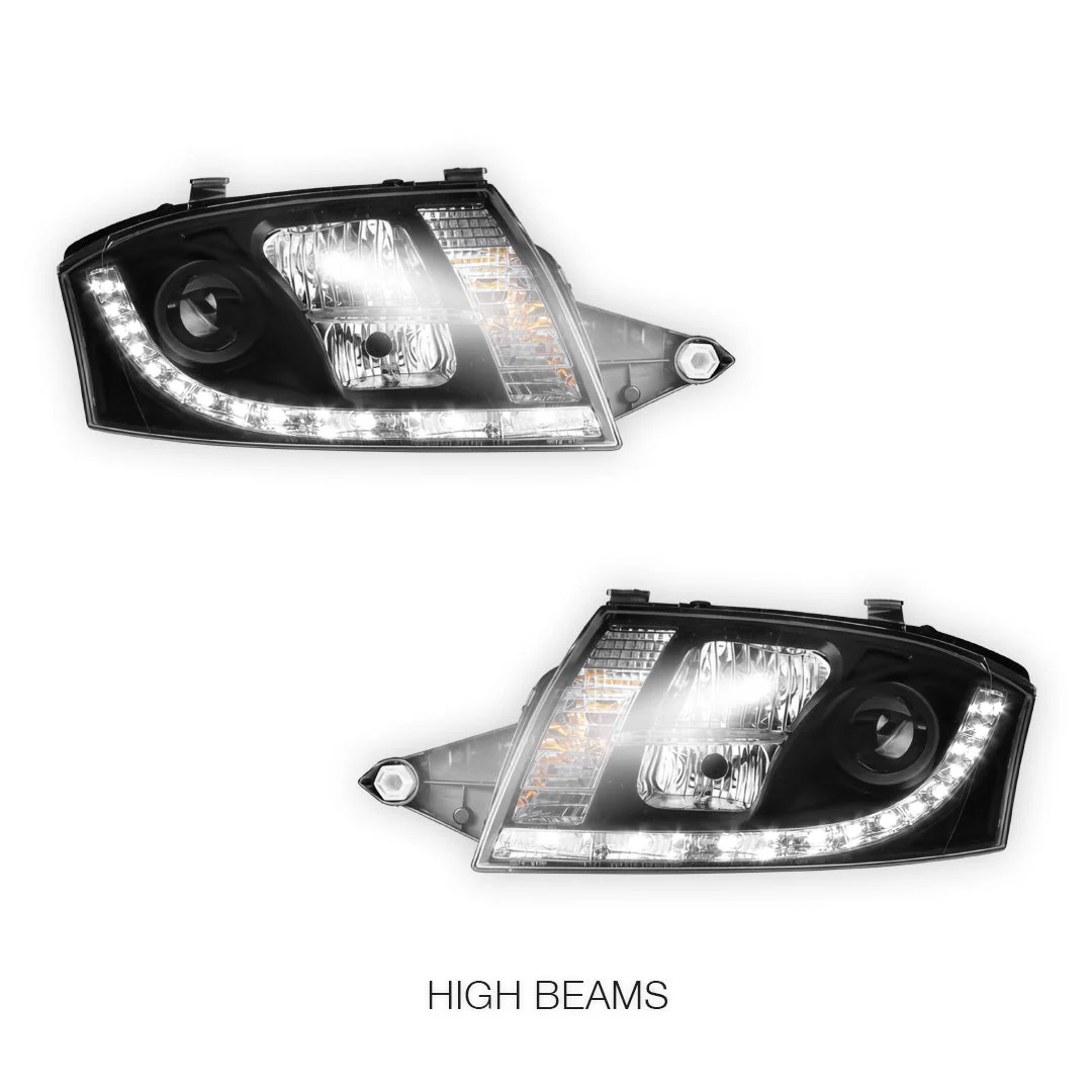 Audi TT 8N (1999 - 2005) LED DRL Projector Headlights LH + RH - Image 5