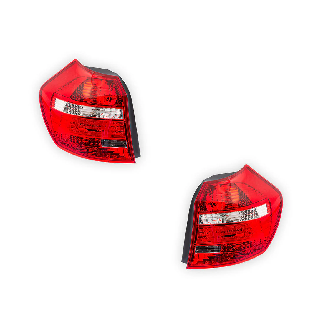 BMW 1 Series E87 (2007 - 2011) No LED Clear Tail Lights LH + RH - Image 2