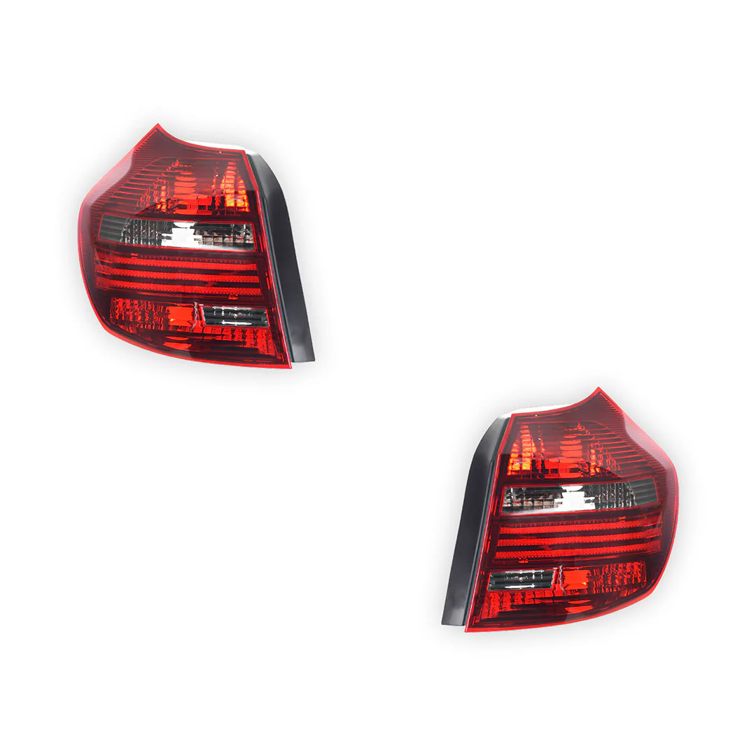 BMW 1 Series E87 (2007 - 2011) No LED Tinted Tail Lights LH + RH - Image 2