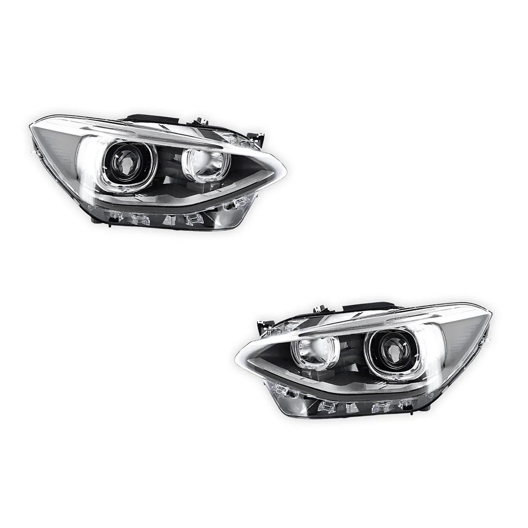 BMW 1 Series F20 Hatch (2012 - 2015) OEM Style Headlights LH + RH - Image 2