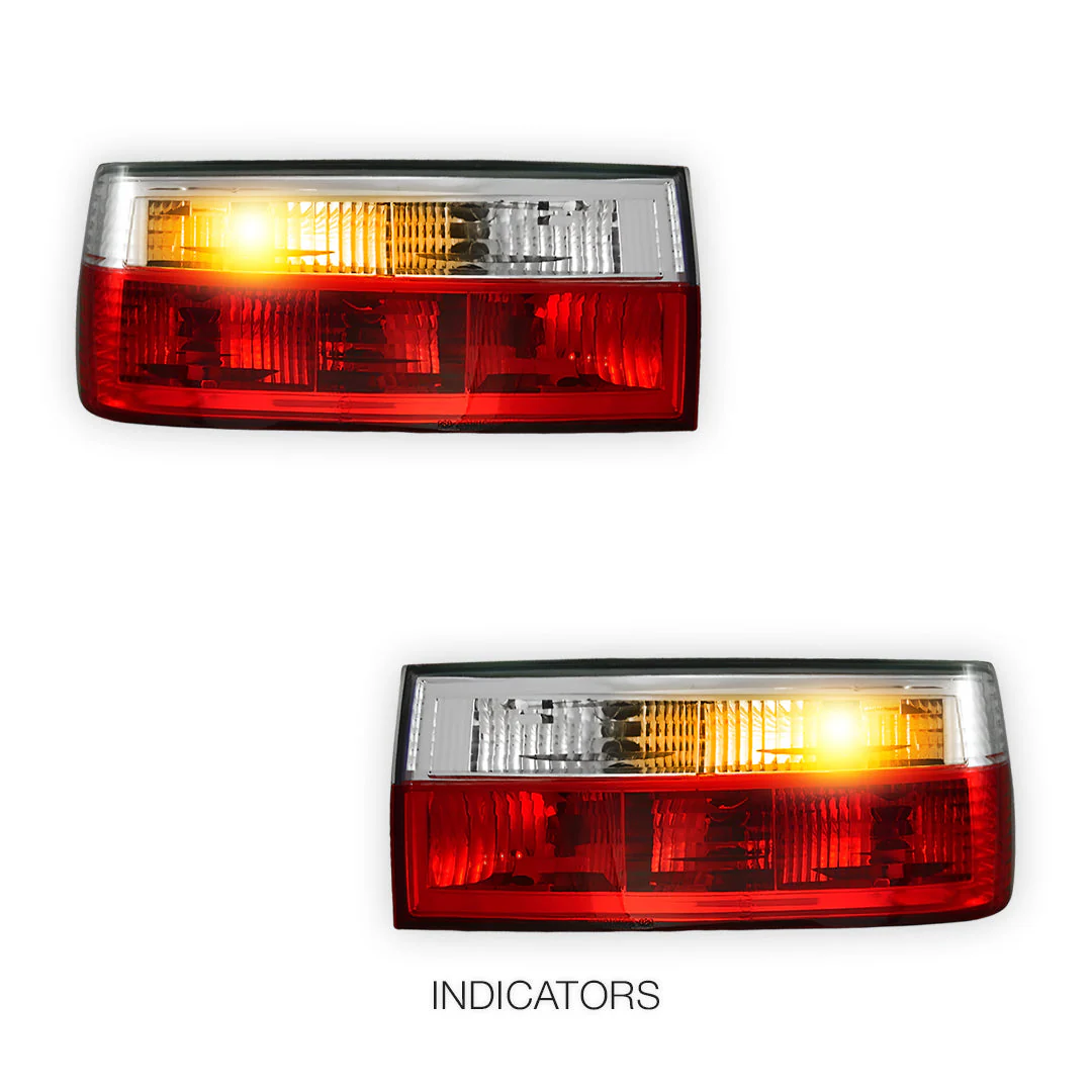 BMW 3 Series E30 (1983 - 1987) Halogen Tail Lights LH + RH - Image 4