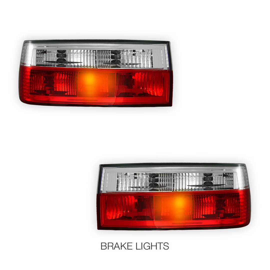 BMW 3 Series E30 (1988 - 1991) Halogen Tail Lights LH + RH - Image 3