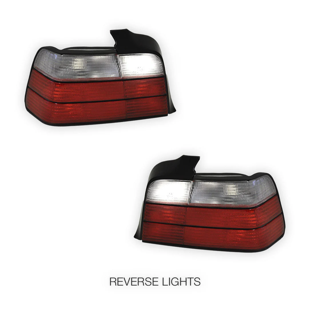 BMW 3 Series E36 (1991 - 1998) M3 Style Halogen Tail Lights LH + RH - Image 4