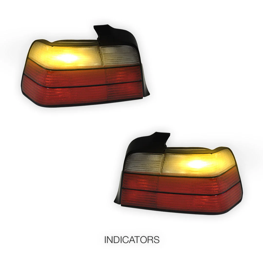 BMW 3 Series E36 (1992 - 1999) M3 Style Halogen Tail Lights LH + RH - Image 12