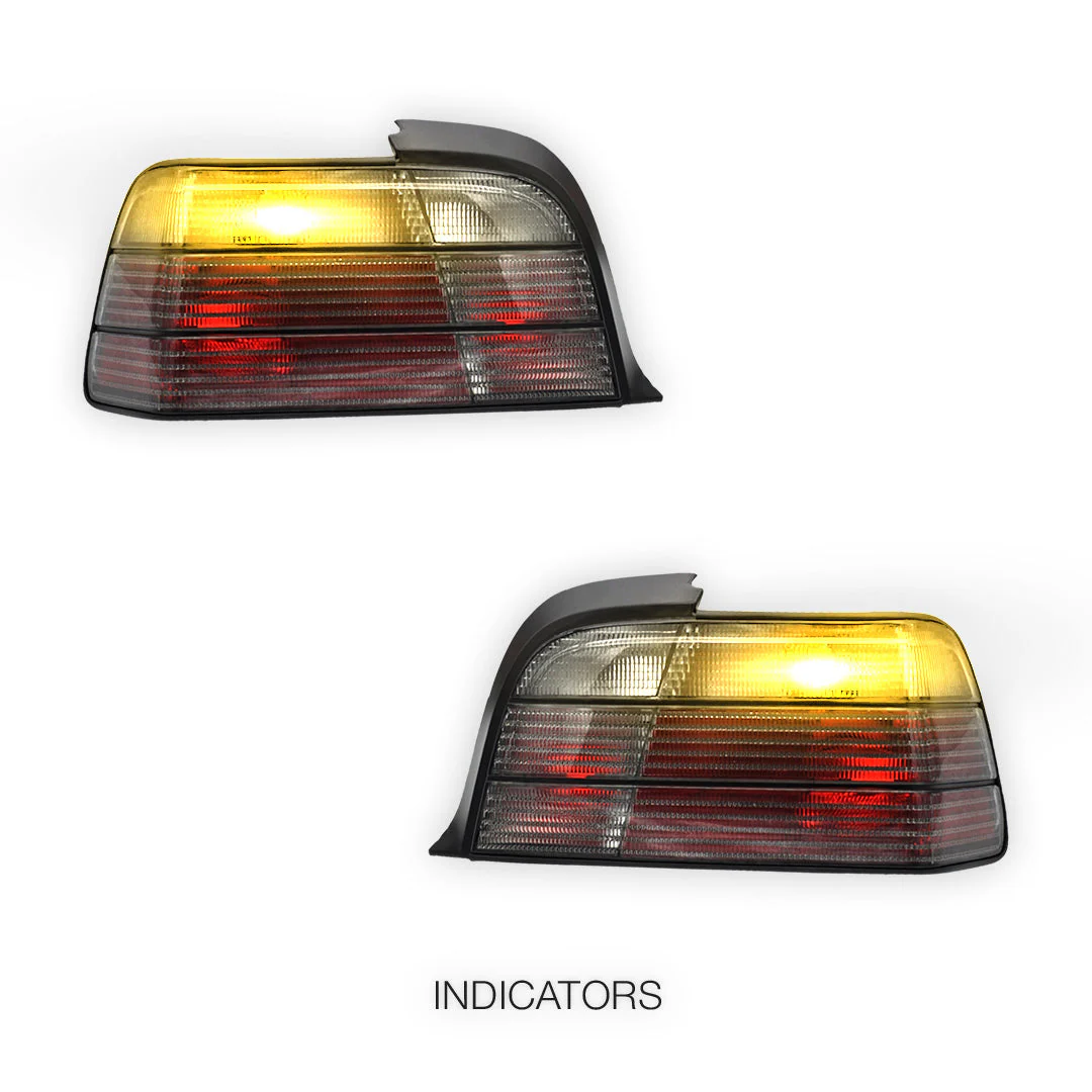 BMW 3 Series E36 (1992 - 1999) M3 Style Halogen Tail Lights LH + RH - Image 2