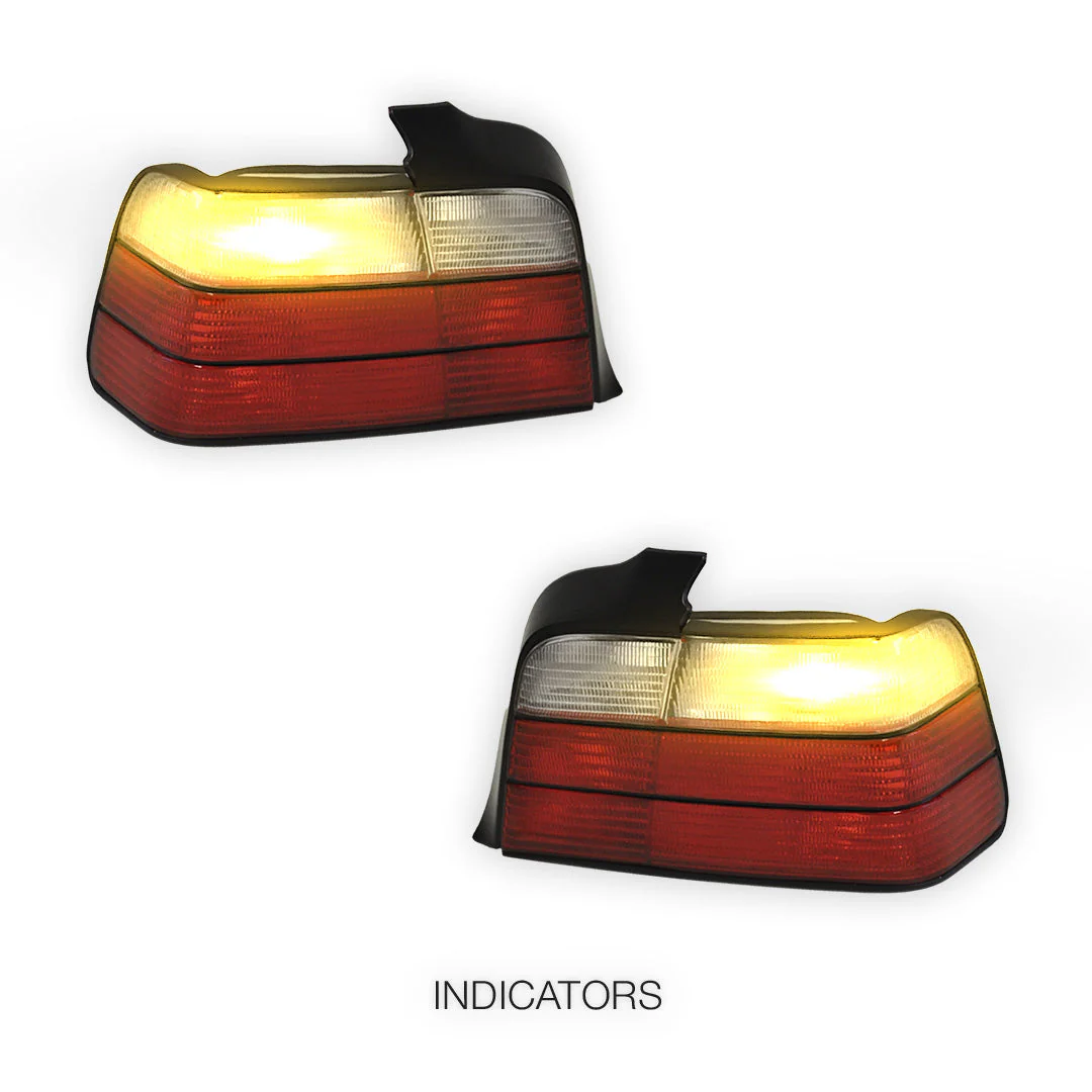 BMW 3 Series E36 (1992 - 1999) M3 Style Halogen Tail Lights LH + RH - Image 7