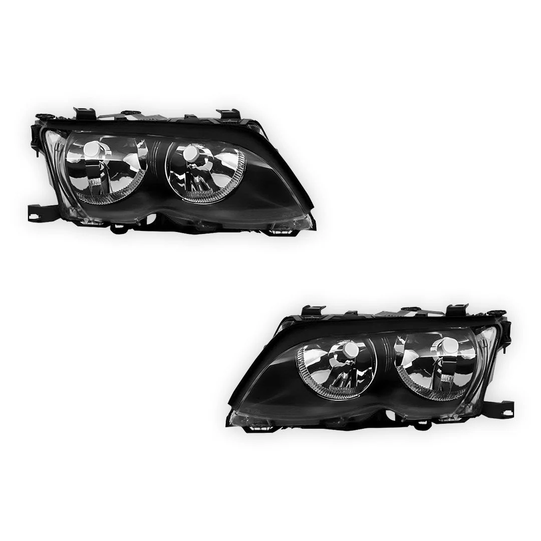 BMW 3 Series E46 Sedan / Wagon (2001 - 2005) Headlights LH + RH - Image 2