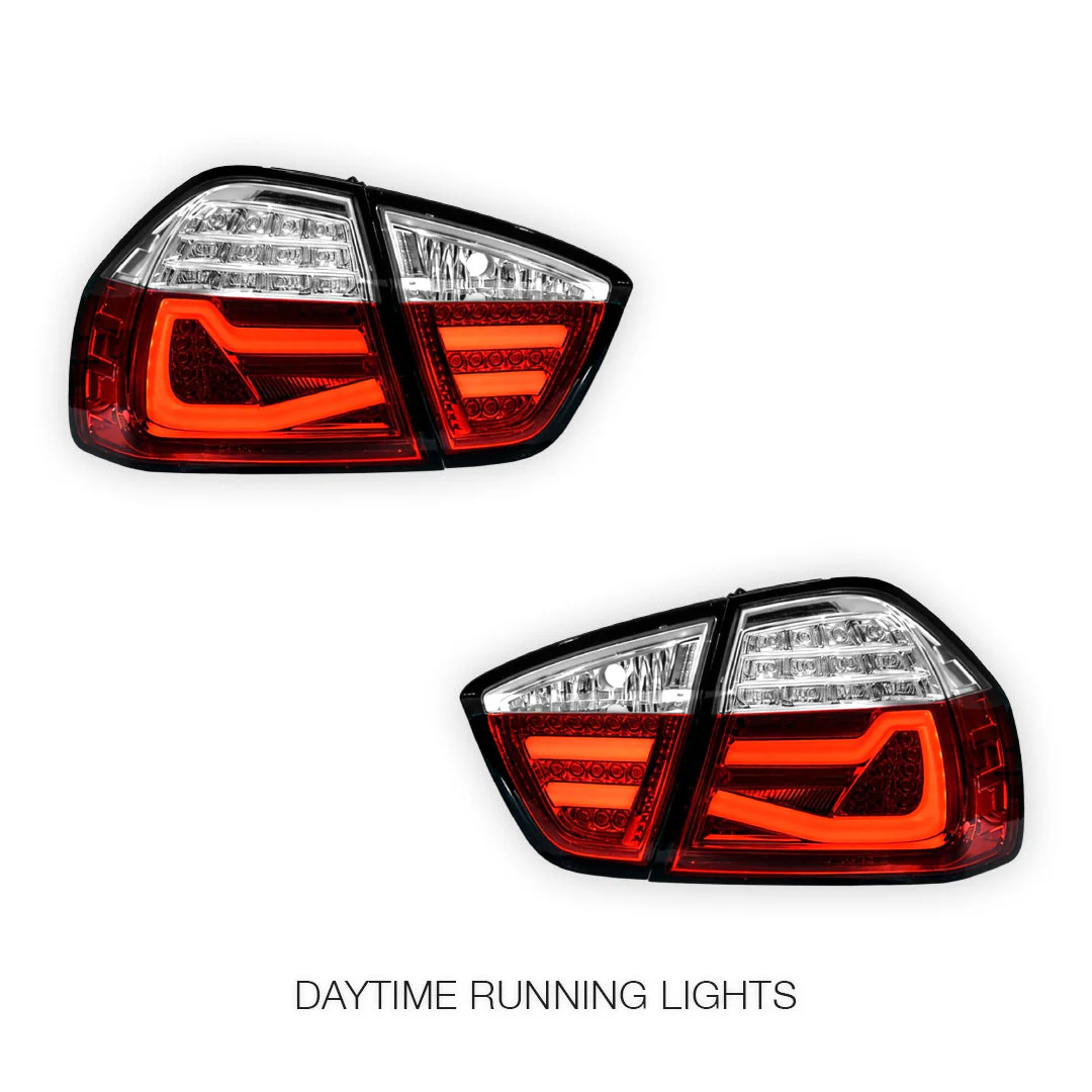 BMW 3 Series E90 Pre LCI (2005 - 2008) Full LED Tail Lights LH + RH - Image 2