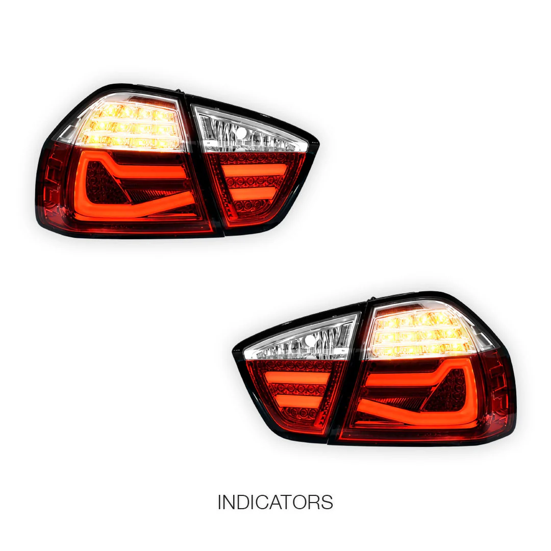 BMW 3 Series E90 Pre LCI (2005 - 2008) Full LED Tail Lights LH + RH - Image 3