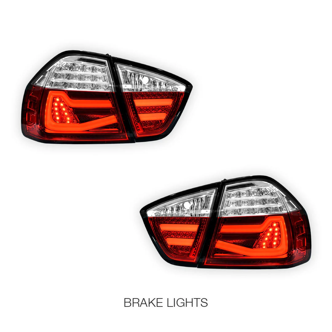 BMW 3 Series E90 Pre LCI (2005 - 2008) Full LED Tail Lights LH + RH - Image 4