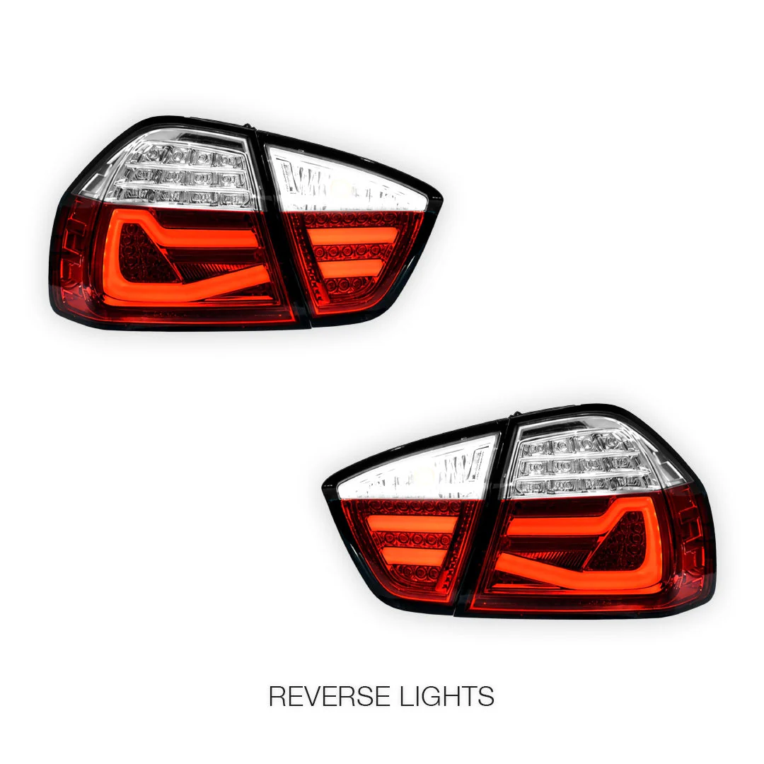 BMW 3 Series E90 Pre LCI (2005 - 2008) Full LED Tail Lights LH + RH - Image 5