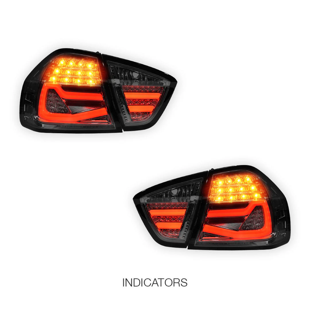 BMW 3 Series E90 Pre LCI (2005 - 2008) Full LED Tail Lights LH + RH - Image 9