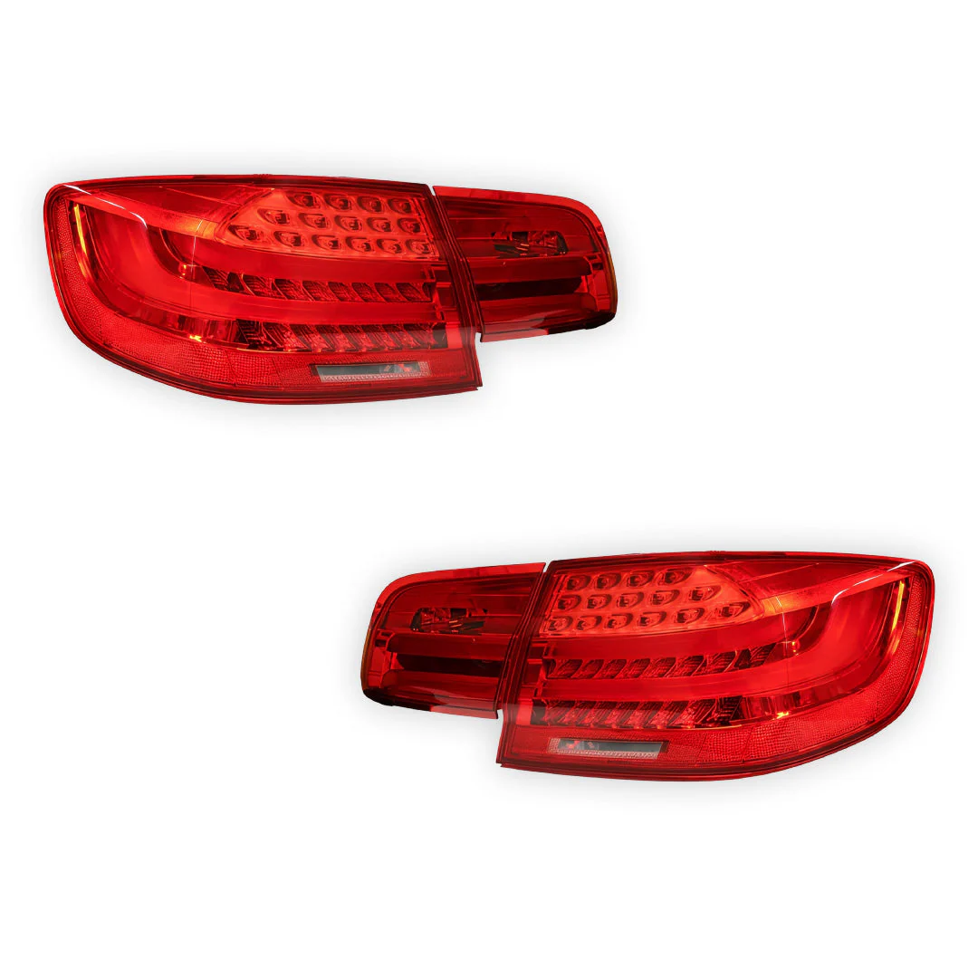 BMW 3 Series E92 (2006 - 2013) LCI Update Style 3D Full LED Stripe Bar Tail Lights LH + RH - Image 12