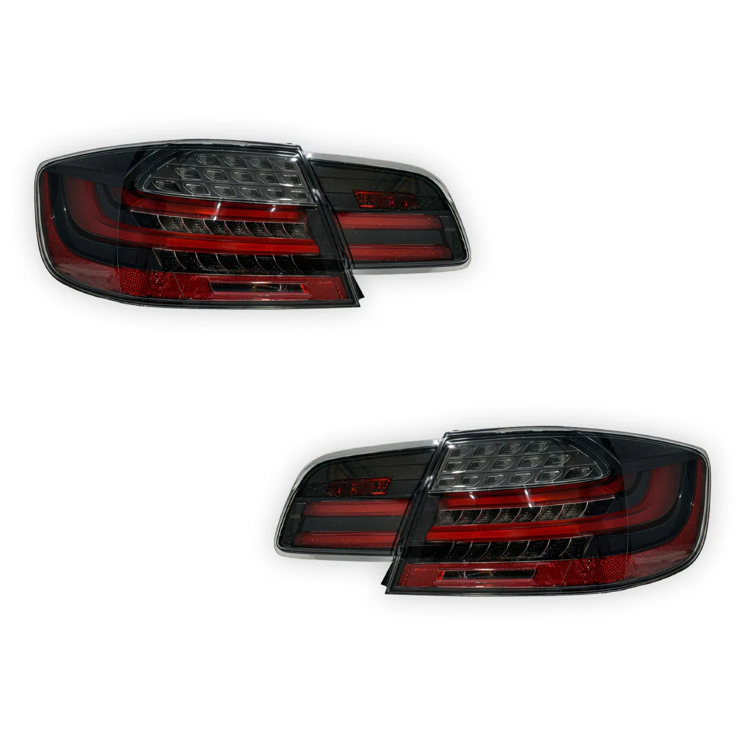 BMW 3 Series E92 (2006 - 2013) LCI Update Style 3D Full LED Stripe Bar Tail Lights LH + RH - Image 6