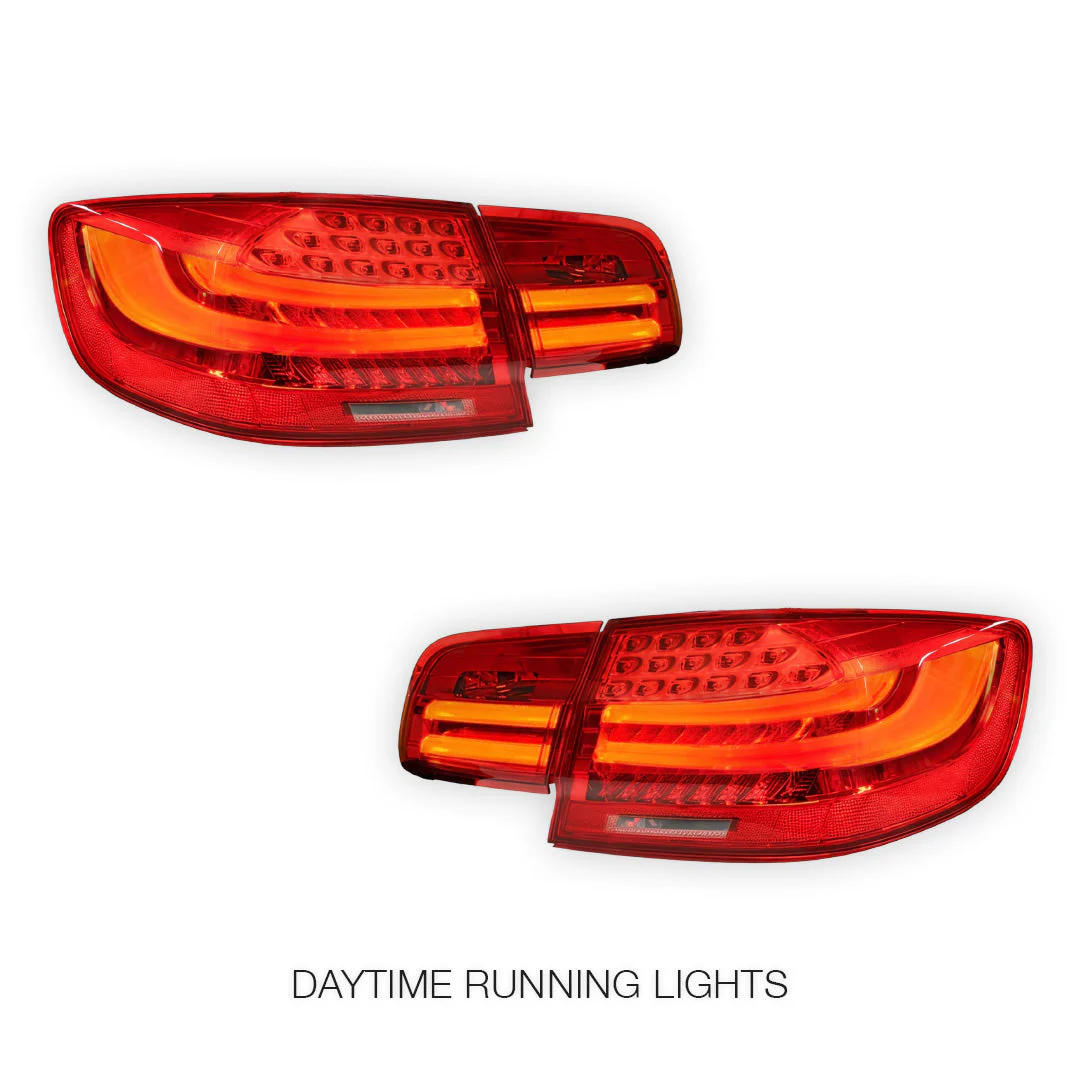 BMW 3 Series E92 (2006 - 2013) LCI Update Style 3D Full LED Stripe Bar Tail Lights LH + RH - Image 8