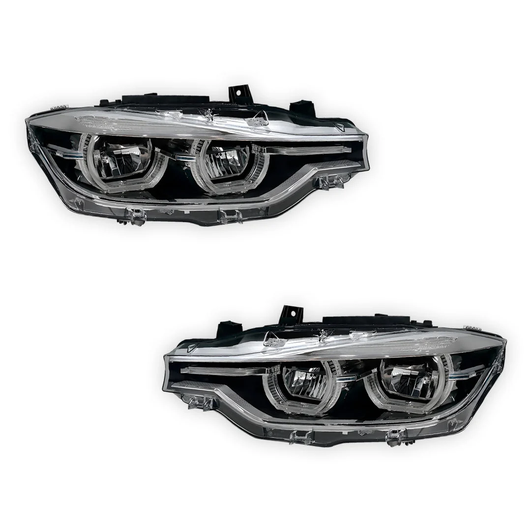 BMW 3 Series F30 / F31 (2012 - 2015) HID Model LED DRL Projector Headlights LH + RH - Image 8