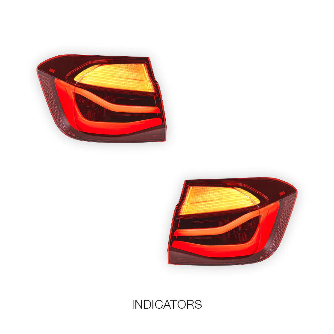 BMW 3 Series F30 / F80 (2016 - 2018) Black Line LED Outer Tail Lights LH + RH - Image 3