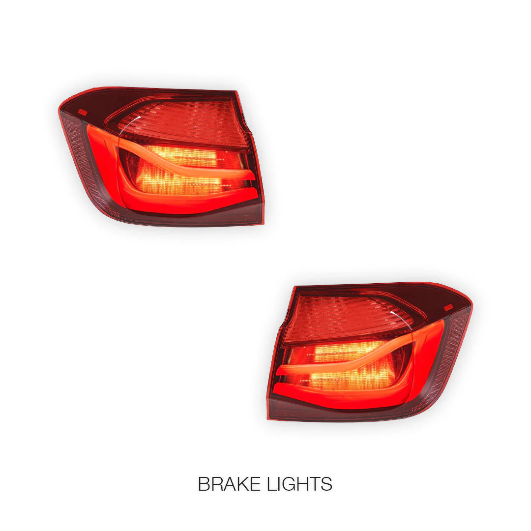 BMW 3 Series F30 / F80 (2016 - 2018) Black Line LED Outer Tail Lights LH + RH - Image 4